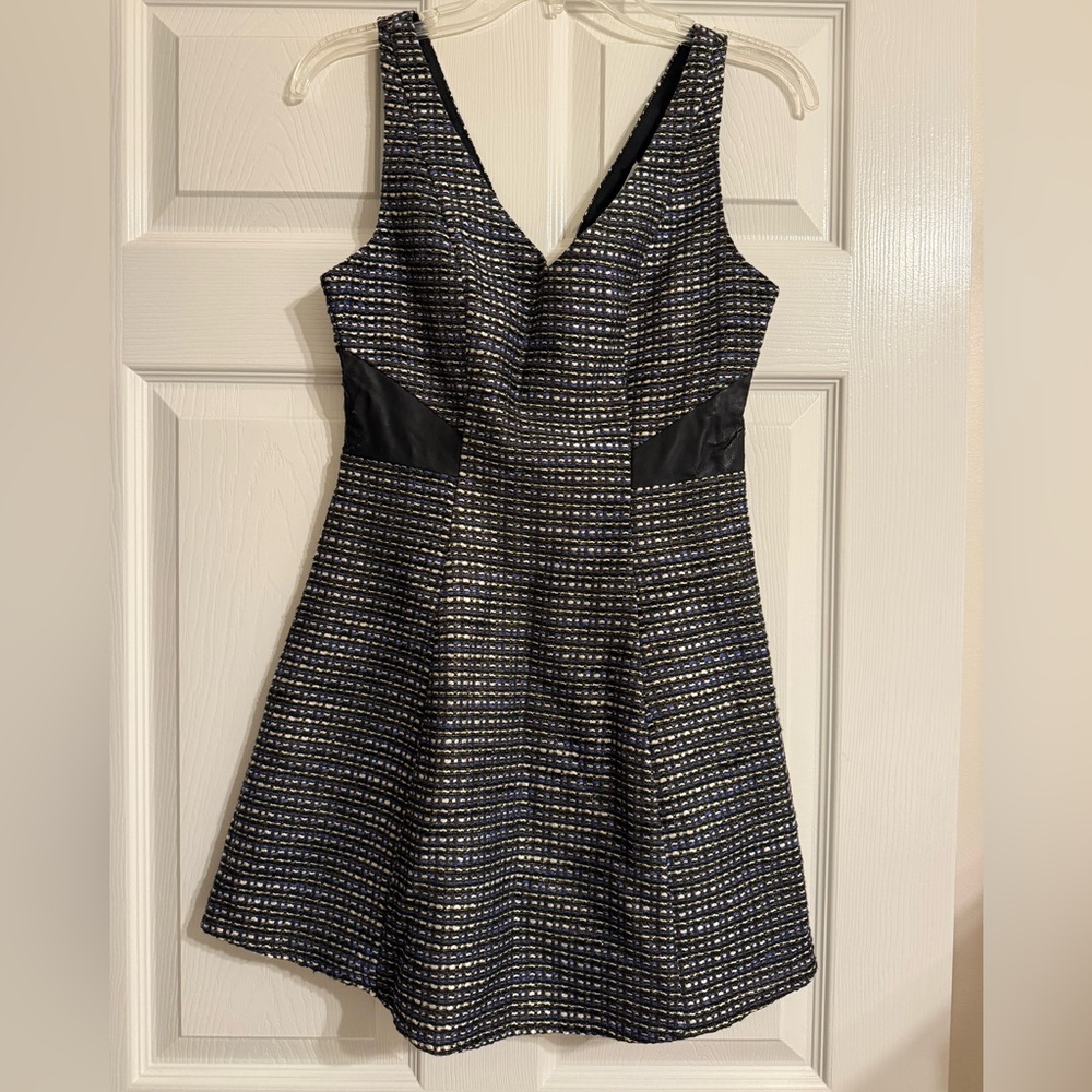 BCBGeneration Black and Blue Mini Dress